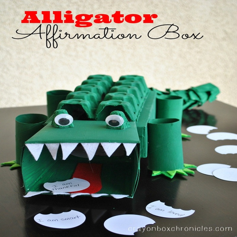Alligator Valentine’s Day Box