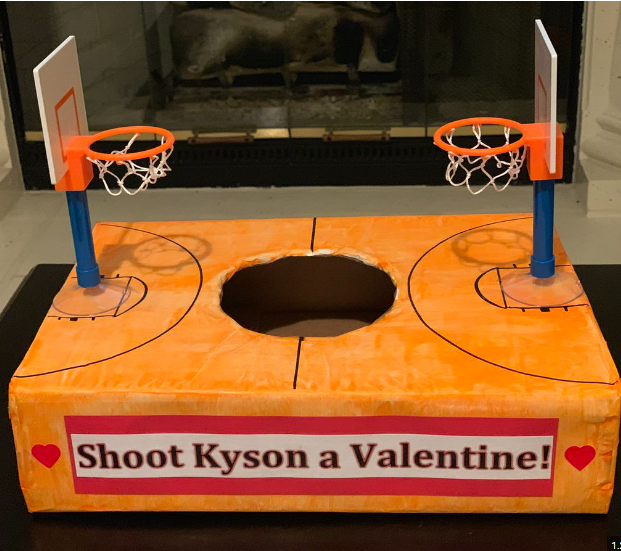 Basketball Valentine’s Day Box