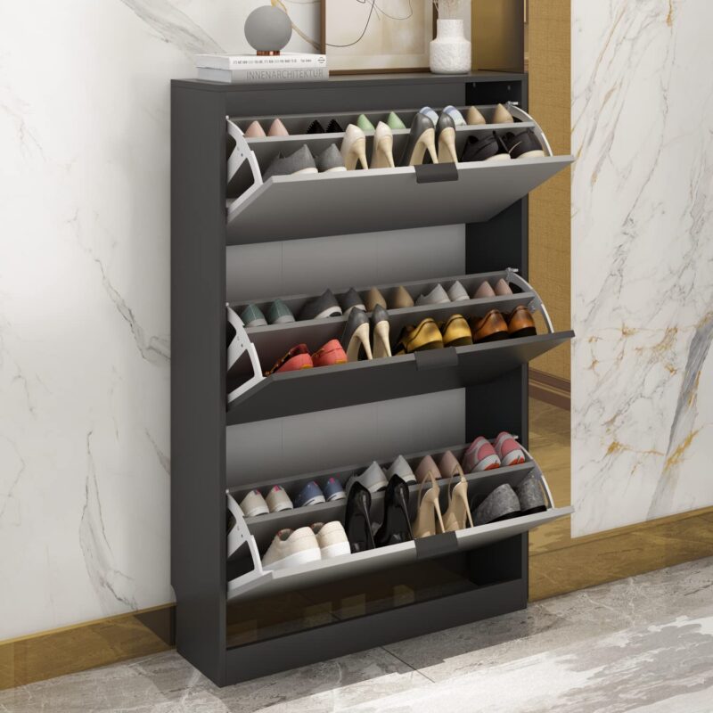 Compact Smart Shoe Cabinet