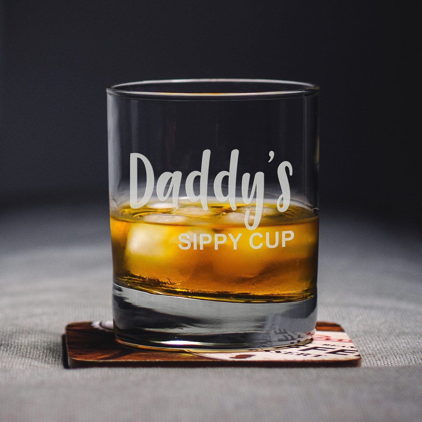 Daddy's Sippy Cup Whiskey Glass