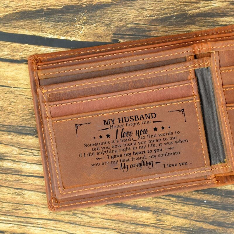Leather Wallet For Husband