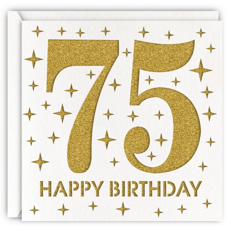 75th Birthday Card