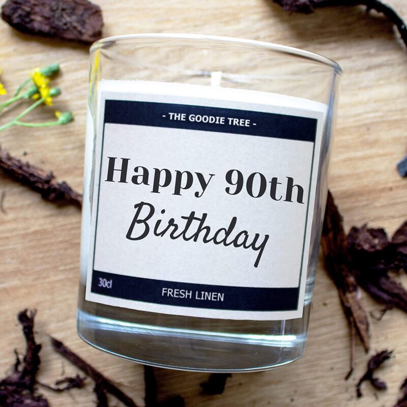 90th Birthday Candle