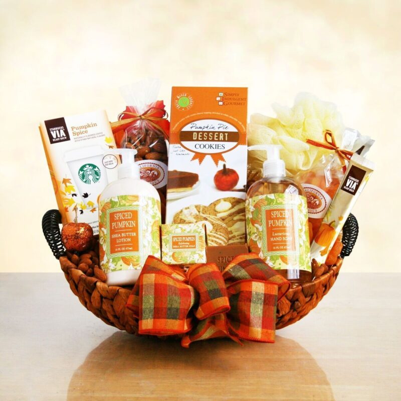 A Pumpkin Spice Gift Basket
