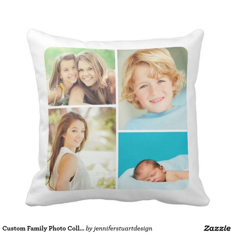 Custom Family Photo Pillow