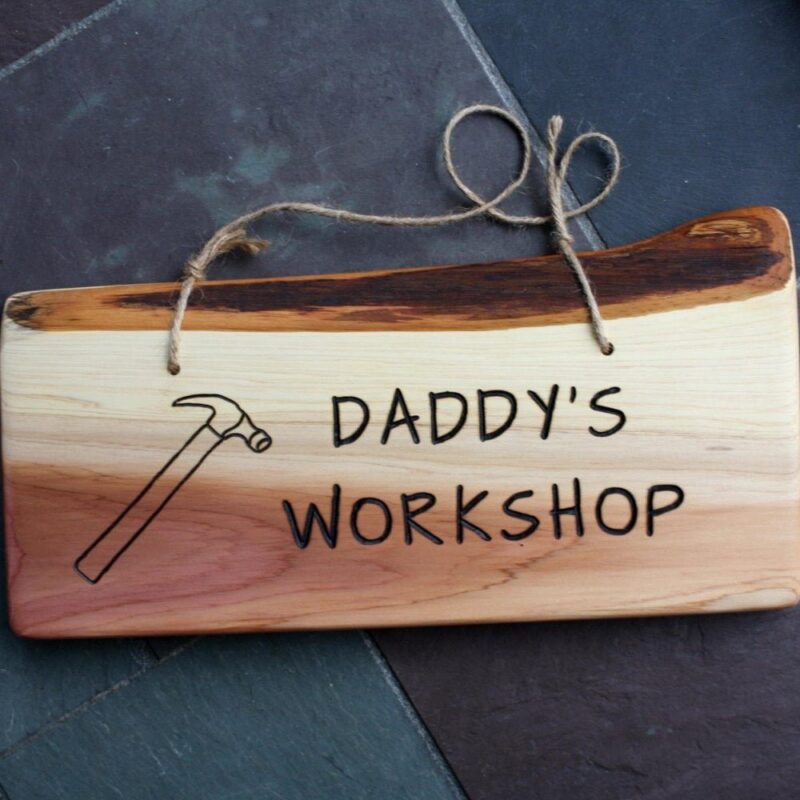 Dad Wood Signs
