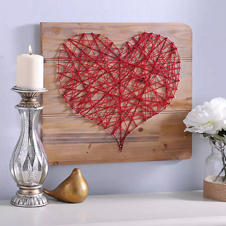 Decorated With Heart-shaped Wooden Boards
