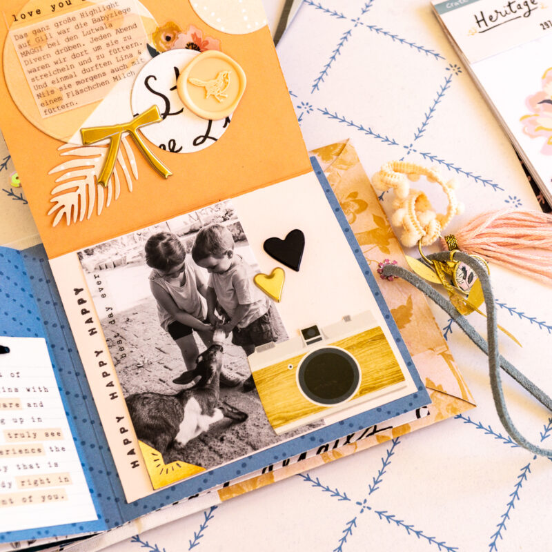 Simple Scrapbook With Pictures
