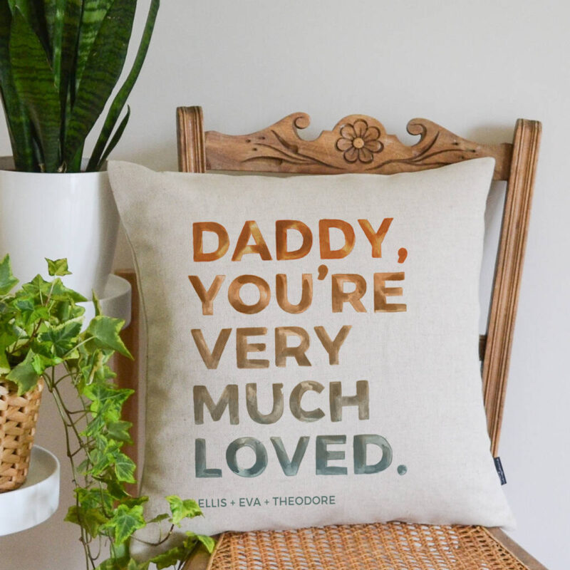 Personalized Pillow for Dad