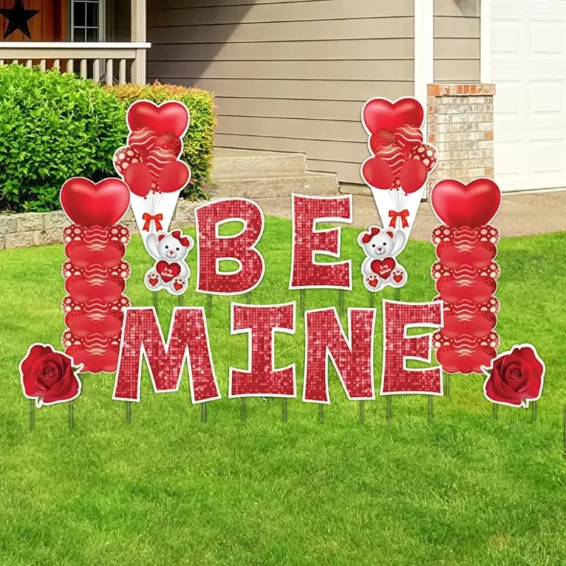 'Be Mine' Signs