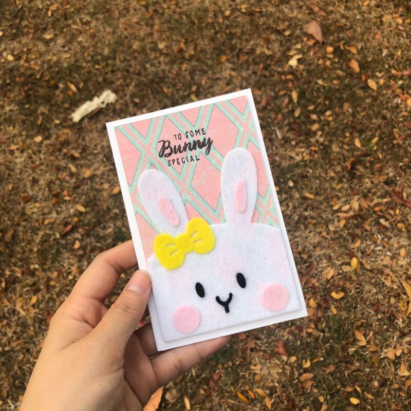 Handmade Bunny Card