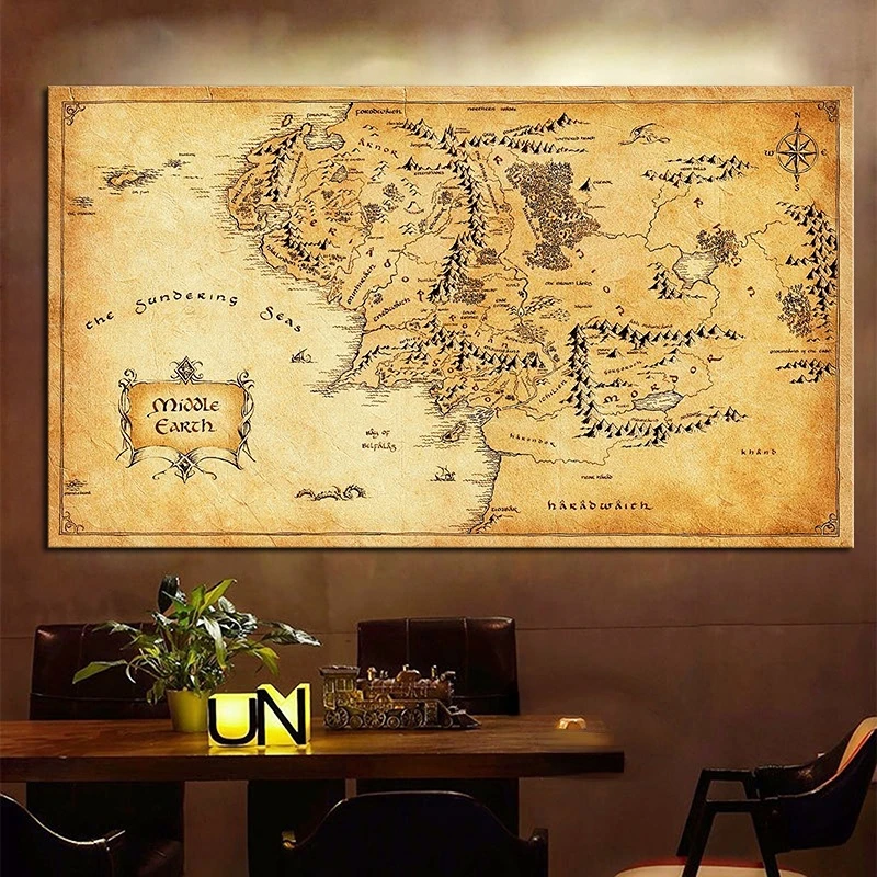 Map To Middle Earth