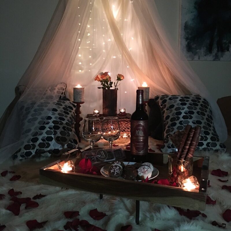 Romantic Indoor Picnic