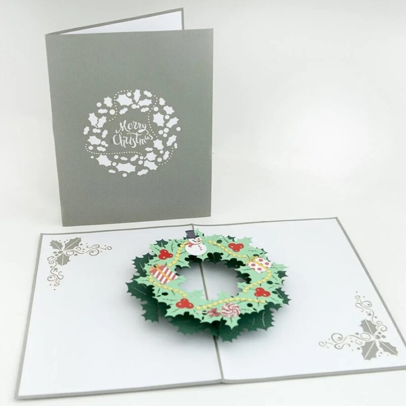 Wreath Photo Card