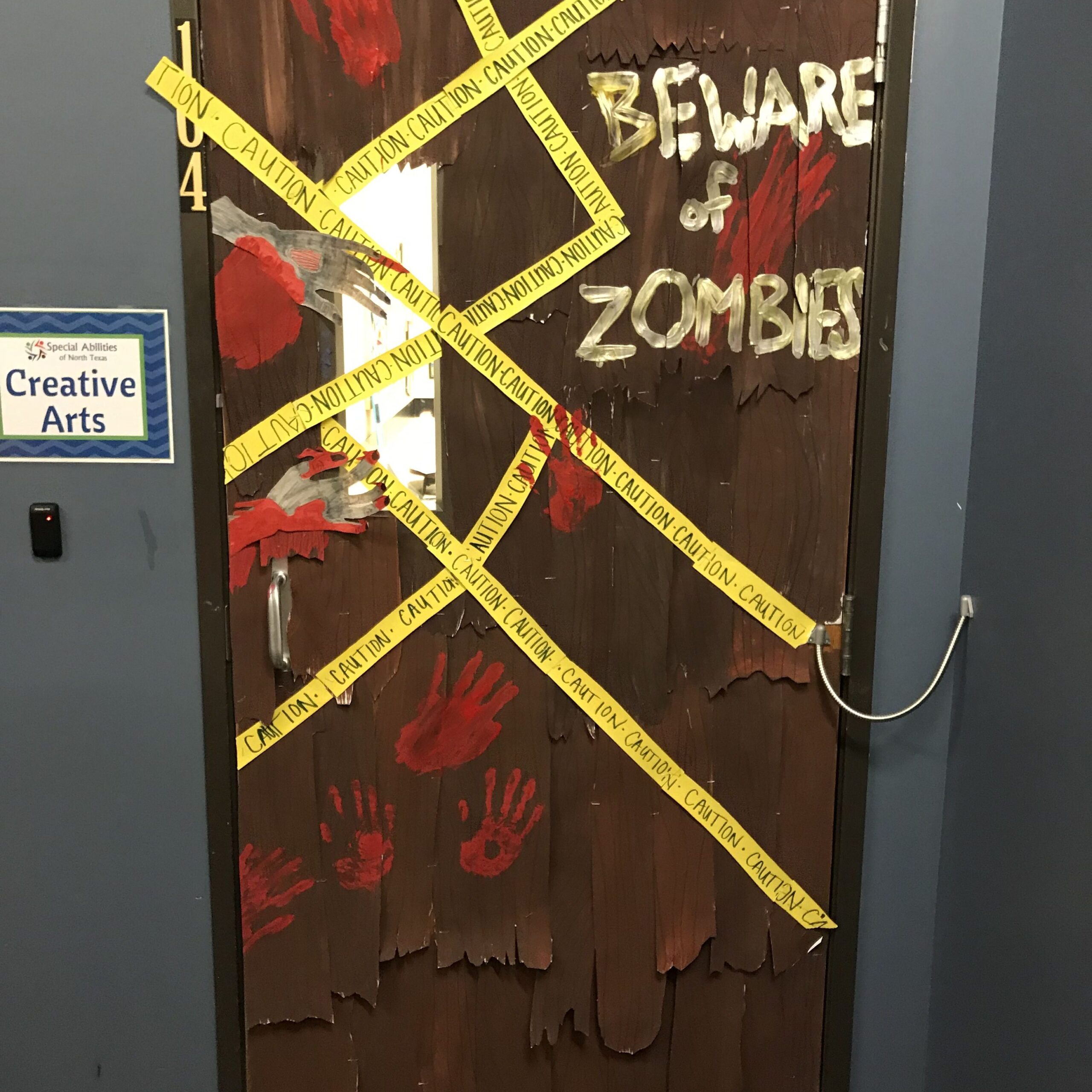Beware of Zombies Door