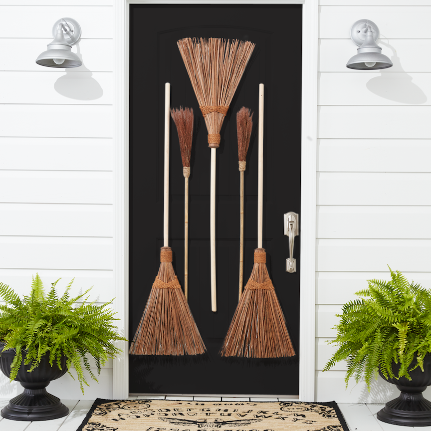Broomstick Door Decor
