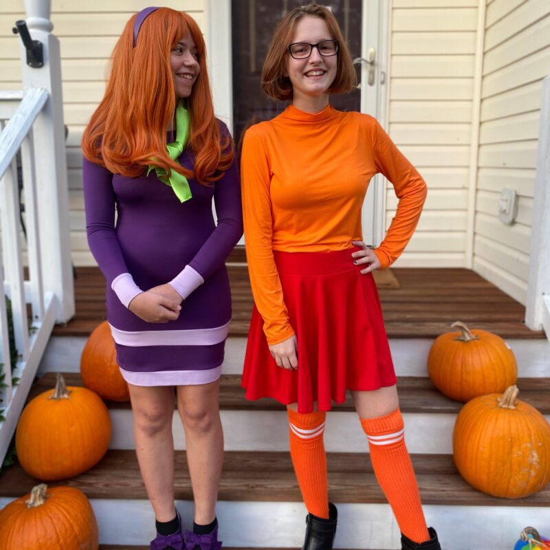 Daphne and Velma from Scooby Doo