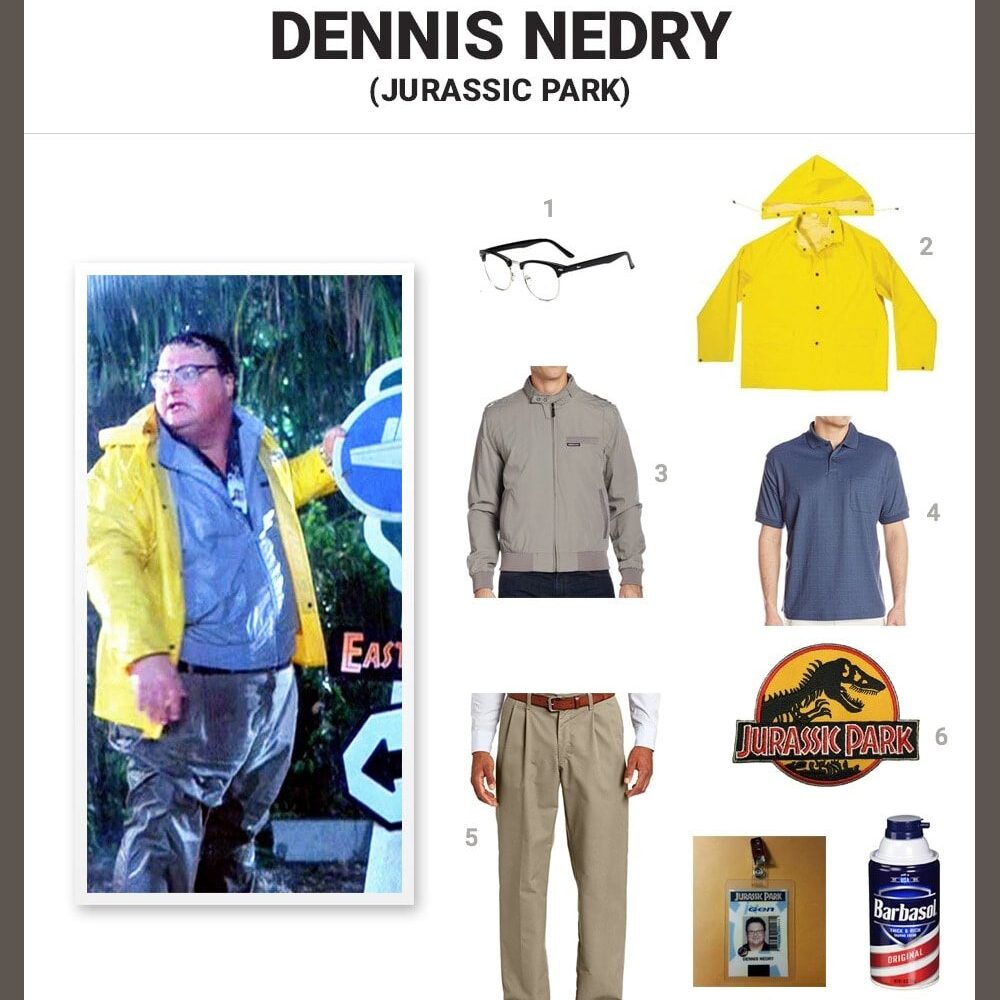 Dennis Nedry Costume