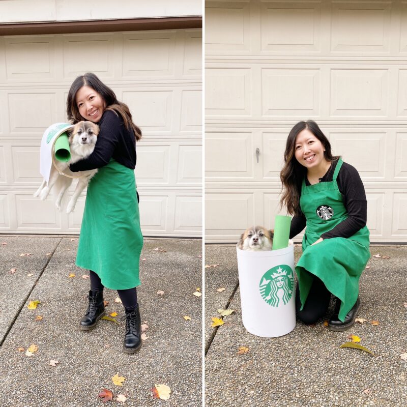 Dog and Owner Barista