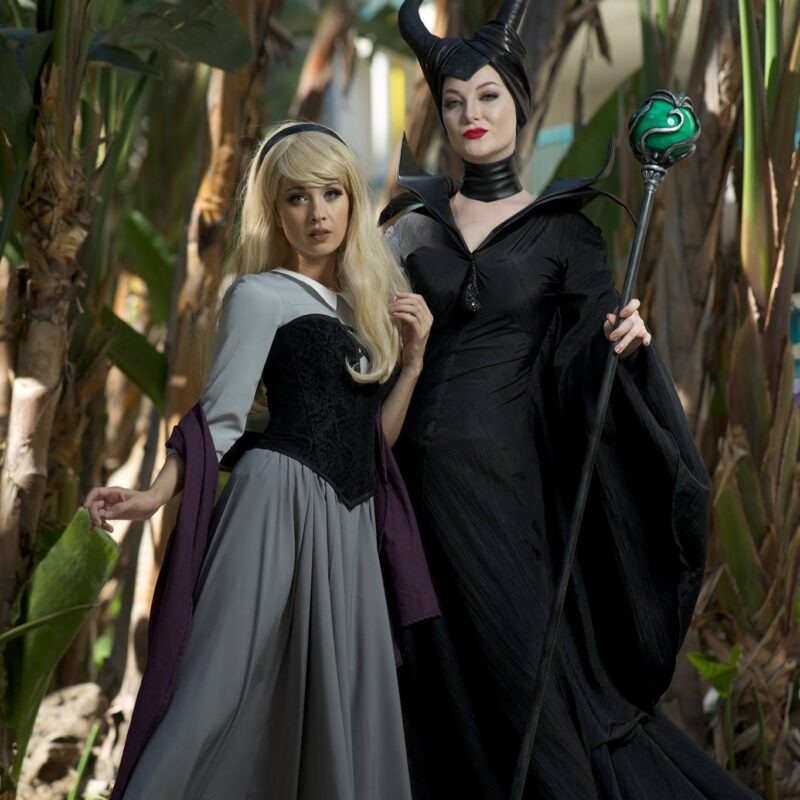 Maleficent and Sleeping Beauty
