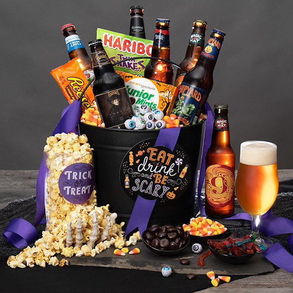 beer Halloween basket 