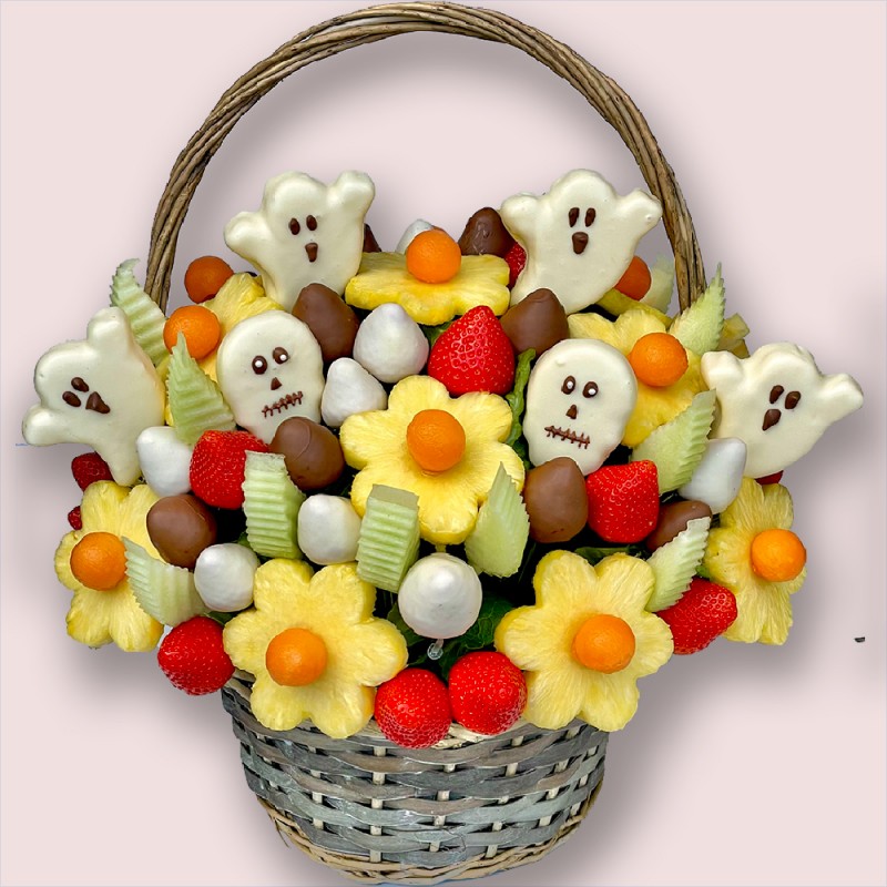 Fruit Halloween basket